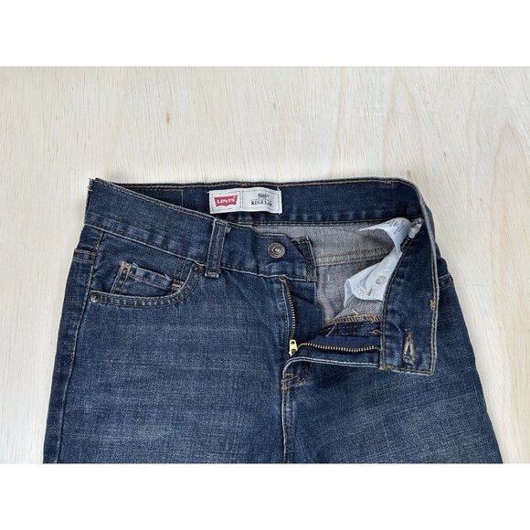 LEVIS 505 Womens  denim shorts Size 10R W 25 Blue - Picture 3 of 13